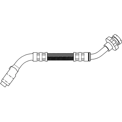 Tuyau de frein avant by CENTRIC PARTS - 150.42027 pa2