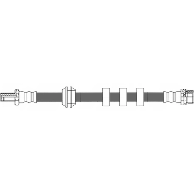 Tuyau de frein avant par CENTRIC PARTS - 150.61044 pa1