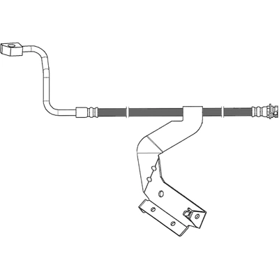 Tuyau de frein avant par CENTRIC PARTS - 150.65210 pa1