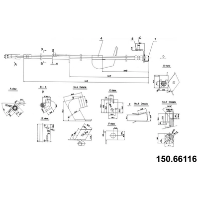 Front Brake Hose by CENTRIC PARTS - 150.66116 pa5