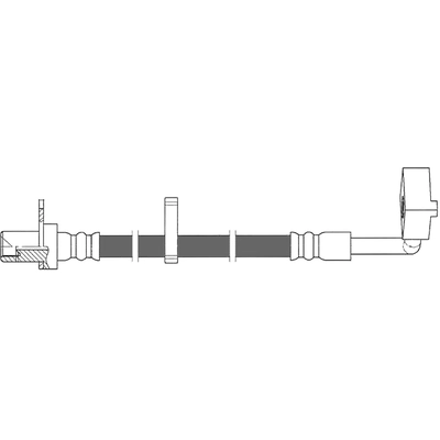 Front Brake Hose by CENTRIC PARTS - 150.67120 pa1