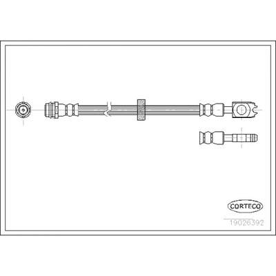 CORTECO - 19026392 - Brake Hose pa2