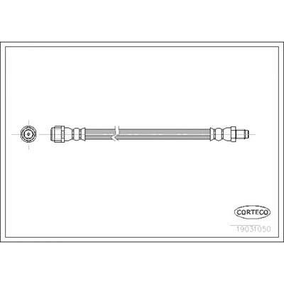 CORTECO - 19031050 - Brake Hose pa2