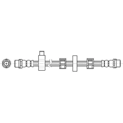 Front Brake Hose by CORTECO - 19034271 pa2
