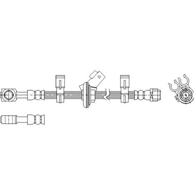 Front Brake Hose by CORTECO - 19036623 pa1