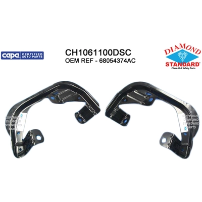 Front Bumper Bracket Set - CH1061100DSC pa1