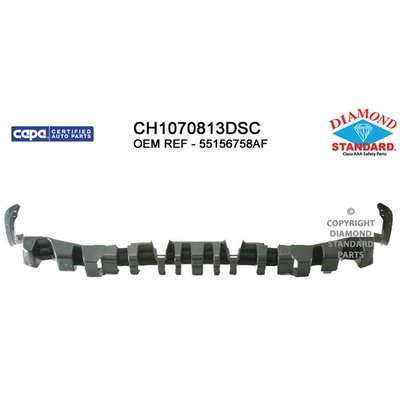 Front Bumper Energy Absorber - CH1070813DSC pa1