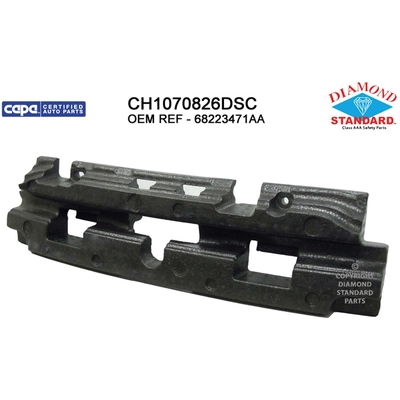 Front Bumper Energy Absorber - CH1070826DSC pa1