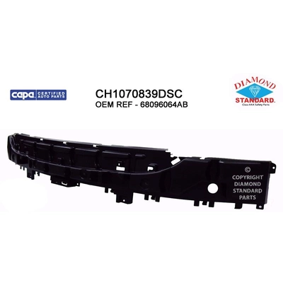 Front Bumper Energy Absorber - CH1070839DSC pa1