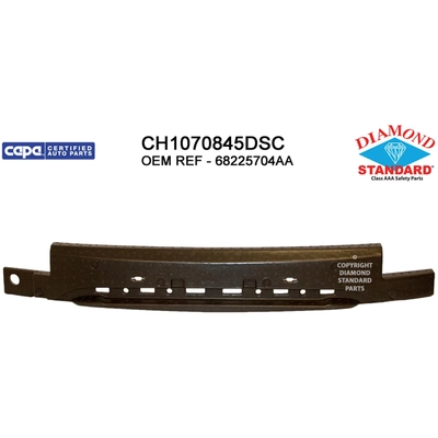 Front Bumper Energy Absorber - CH1070845DSC pa1