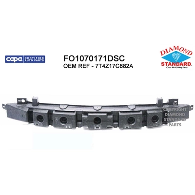 Front Bumper Energy Absorber - FO1070171DSC pa1