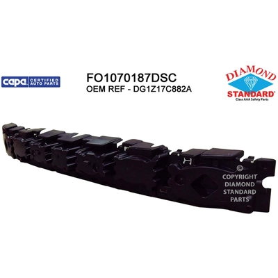 Front Bumper Energy Absorber - FO1070187DSC pa1