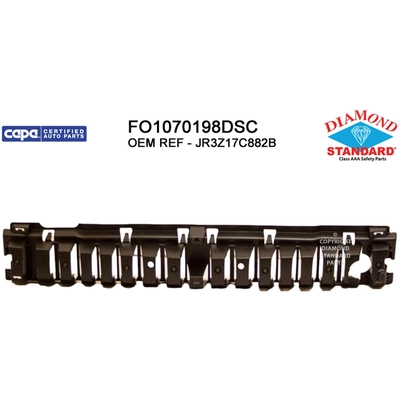 Front Bumper Energy Absorber - FO1070198DSC pa1