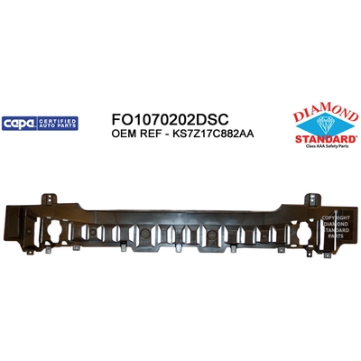 Front Bumper Energy Absorber - FO1070202DSC pa1