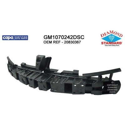 Front Bumper Energy Absorber - GM1070242DSC pa1