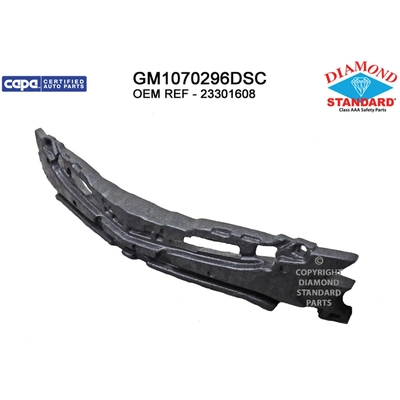 Front Bumper Energy Absorber - GM1070296DSC pa1