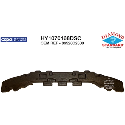 Front Bumper Energy Absorber - HY1070168DSC pa1