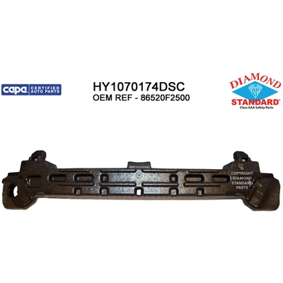 Front Bumper Energy Absorber - HY1070174DSC pa1