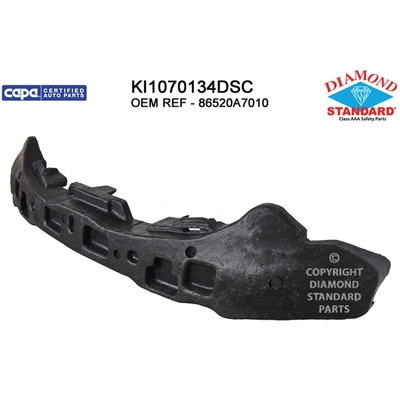 Front Bumper Energy Absorber - KI1070134DSC pa1