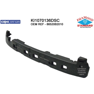 Front Bumper Energy Absorber - KI1070136DSC pa1