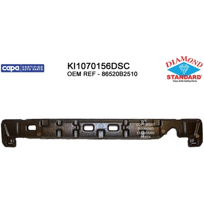 Front Bumper Energy Absorber - KI1070156DSC pa1