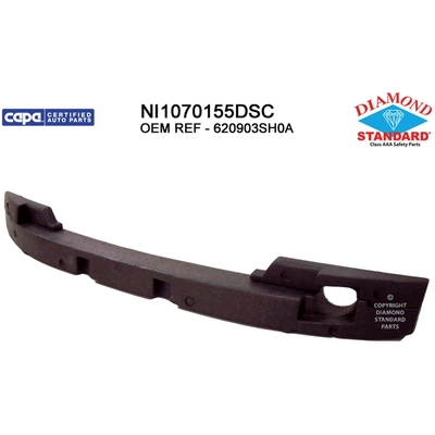 Front Bumper Energy Absorber - NI1070155DSC pa1