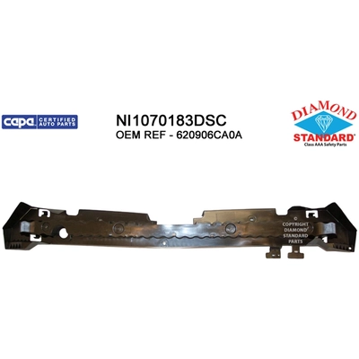 Front Bumper Energy Absorber - NI1070183DSC pa1