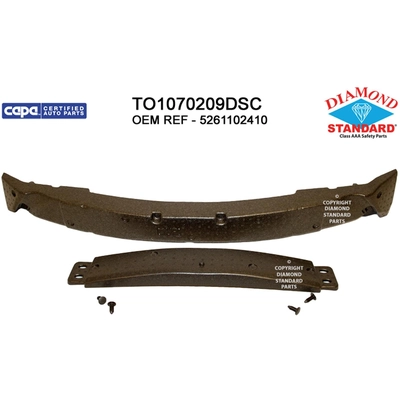 Front Bumper Energy Absorber - TO1070209DSC pa1