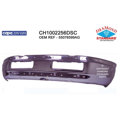 Front Bumper Face Bar - CH1002256DSC pa1