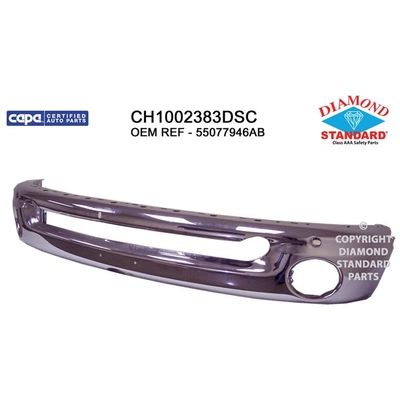 Front Bumper Face Bar - CH1002383DSC pa1