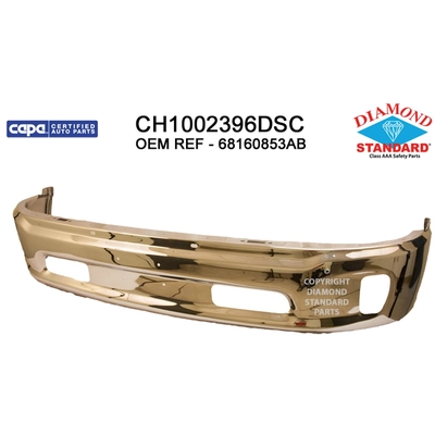 Front Bumper Face Bar - CH1002396DSC pa1