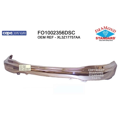 Front Bumper Face Bar - FO1002356DSC pa3