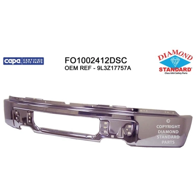 Front Bumper Face Bar - FO1002412DSC pa1