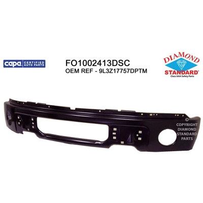 Front Bumper Face Bar - FO1002413DSC pa1