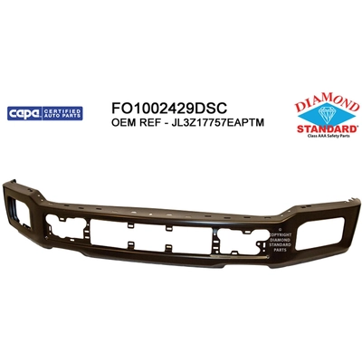 Front Bumper Face Bar - FO1002429DSC pa1