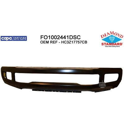 Front Bumper Face Bar - FO1002441DSC pa1