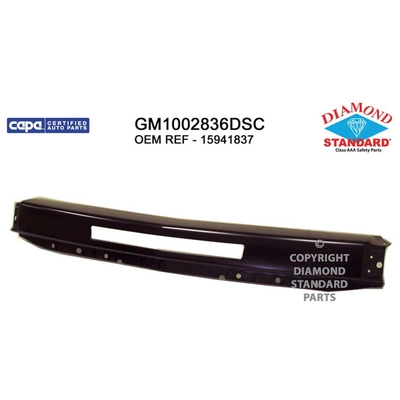 Front Bumper Face Bar - GM1002836DSC pa1