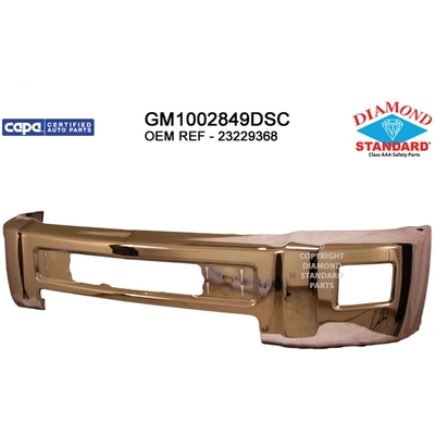 Front Bumper Face Bar - GM1002849DSC pa1