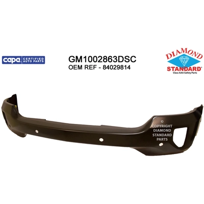 Front Bumper Face Bar - GM1002863DSC pa1