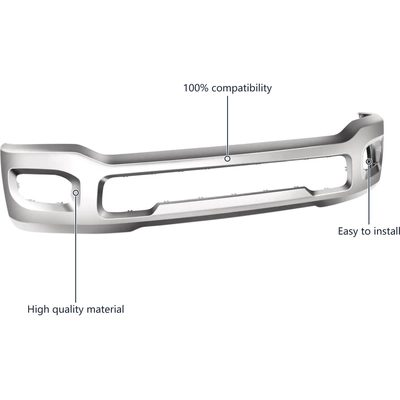 Front Bumper Face Bar - CH1002410 pa2