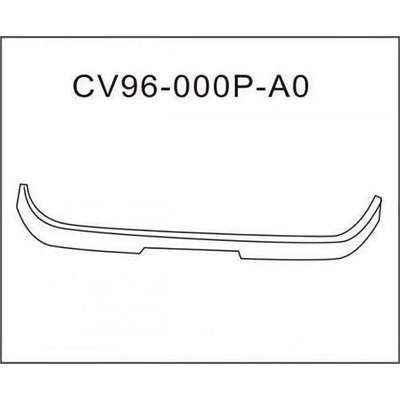 Bande d'impact de pare-chocs avant - GM1057491 pa1