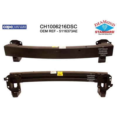 Front Bumper Reinforcement - CH1006216DSC pa1