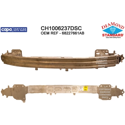 Front Bumper Reinforcement - CH1006237DSC pa1