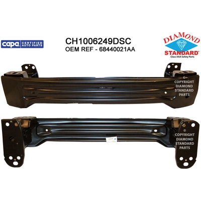 Front Bumper Reinforcement - CH1006249DSC pa1