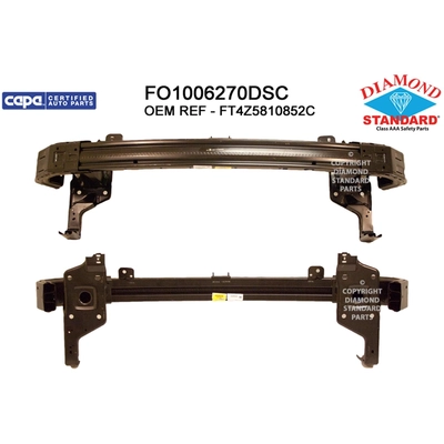 Front Bumper Reinforcement - FO1006270DSC pa1