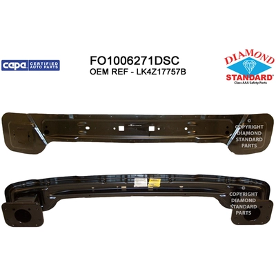 Front Bumper Reinforcement - FO1006271DSC pa1