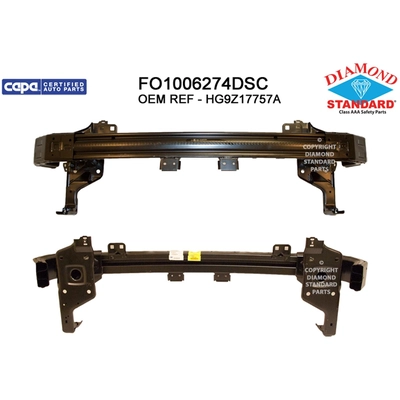 Front Bumper Reinforcement - FO1006274DSC pa1