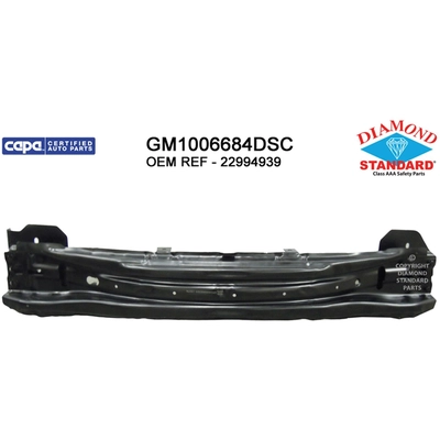 Front Bumper Reinforcement - GM1006684DSC pa1