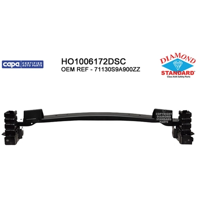 Front Bumper Reinforcement - HO1006172DSC pa1