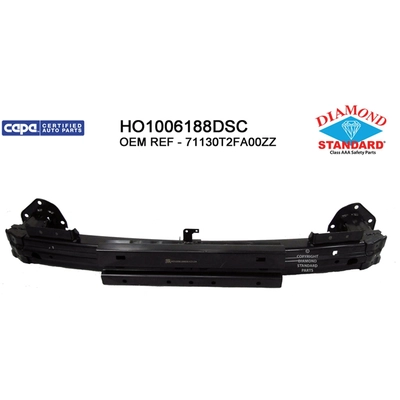 Front Bumper Reinforcement - HO1006188DSC pa1